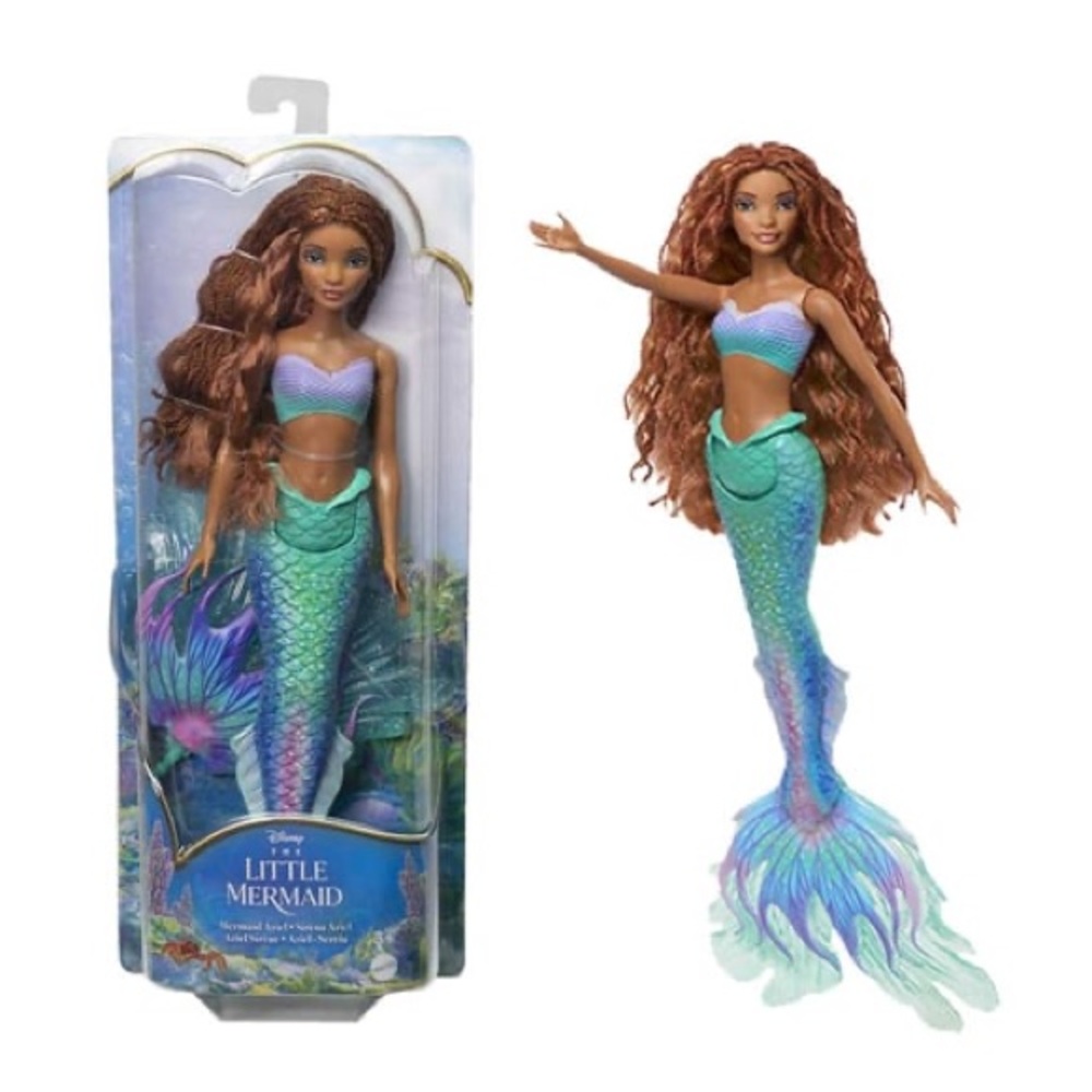 New Disney The Little Mermaid Movie Ariel Fashion Doll Mattel
